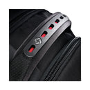 Samsonite Tectonic PFT Backpack, Fits Devices Up to 17", Ballistic Nylon, 13 x 9 x 19, Black/Red