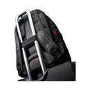 Samsonite Tectonic PFT Backpack, Fits Devices Up to 17", Ballistic Nylon, 13 x 9 x 19, Black/Red