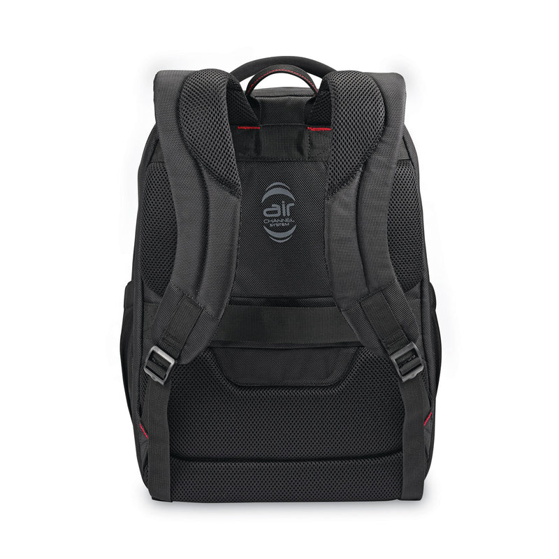 Samsonite Xenon 3 Laptop Backpack, Fits Devices Up to 15.6", Ballistic Polyester, 12 x 8 x 17.5, Black