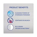 LYSOL Toilet Bowl Cleaner with Hydrogen Peroxide, Ocean Fresh, 24 oz Angle Neck Bottle, 2/Pack, 4 Packs/Carton