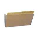Storex Wall File, Legal Size, 16" x 4" x 7", Clear
