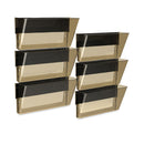 Storex Unbreakable Magnetic Wall File, Legal/Letter Size, 16" x 4" x 7", Smoke