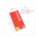 Universal Wirebound Message Books, Two-Part Carbonless, 5 x 2.75, 4/Page, 400 Forms