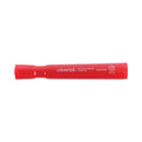 Universal Chisel Tip Permanent Marker, Broad Chisel Tip, Red, Dozen