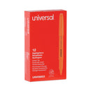 Universal Pocket Highlighters, Fluorescent Orange Ink, Chisel Tip, Orange Barrel, Dozen