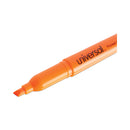 Universal Pocket Highlighters, Fluorescent Orange Ink, Chisel Tip, Orange Barrel, Dozen