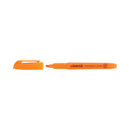 Universal Pocket Highlighters, Fluorescent Orange Ink, Chisel Tip, Orange Barrel, Dozen