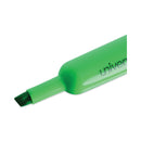 Universal Desk Highlighters, Fluorescent Green Ink, Chisel Tip, Green Barrel, Dozen