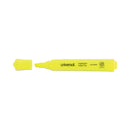 Universal Desk Highlighter Value Pack, Fluorescent Yellow Ink, Chisel Tip, Yellow Barrel, 36/Pack