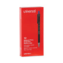 Universal Ballpoint Pen, Retractable, Medium 1 mm, Blue Ink, Blue Barrel, Dozen