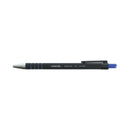 Universal Ballpoint Pen, Retractable, Fine 0.7 mm, Blue Ink, Blue Barrel, Dozen