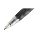 Universal Comfort Grip Ballpoint Pen, Retractable, Medium 1 mm, Black Ink, Clear Barrel, 48/Pack