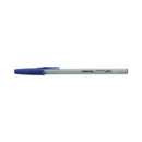 Universal Ballpoint Pen Value Pack, Stick, Medium 1 mm, Blue Ink, Gray Barrel, 60/Pack