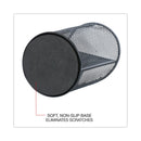 Universal Metal Mesh 3-Compartment Pencil Cup, 4.13" Diameter x 6"h, Black