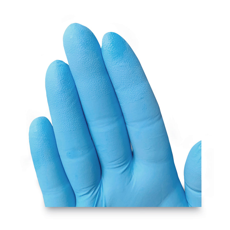 KleenGuard G10 Comfort Plus Blue Nitrile Gloves, Light Blue, Small, 100/Box