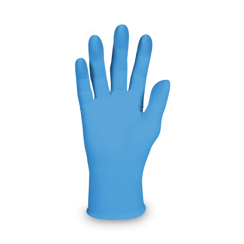 KleenGuard G10 2PRO Nitrile Gloves, Blue, Medium, 100/Box