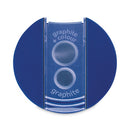 Staedtler Handheld Manual Double-Hole Plastic Sharpener, 1.57 x 1.65 x 2.2, Blue/Silver, 6/Box