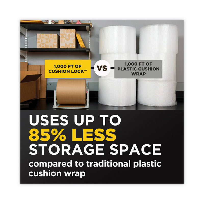 Scotch Cushion Lock Protective Wrap, 12" x 1,000 ft, Brown