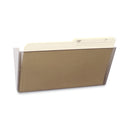 Storex Wall File, Letter Size, 13" x 4" x 7", Clear