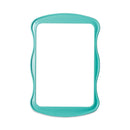 BIC Intensity Dry Erase Board/Markers Kit, 9 Markers/Dual-Sided Dry Erase Board, 7.8 x 11.8, White Surface, Plastic Blue Frame