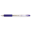 Pentel R.S.V.P. RT Ballpoint Pen, Retractable, Medium 1 mm, Blue Ink, Clear Barrel, Dozen