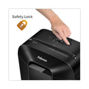 Fellowes Powershred LX45 Cross-Cut Shredder, 8 Manual Sheet Capacity