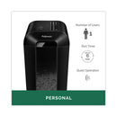 Fellowes Powershred LX65 Cross-Cut Shredder, 10 Manual Sheet Capacity