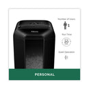 Fellowes Powershred LX85 Cross-Cut Shredder, 12 Manual Sheet Capacity