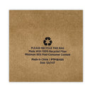 Prime Time Packaging Kraft Paper Bags, 1/6th BBL 12 x 7 x 17, Natural, 300/Bundle