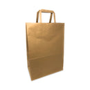 Prime Time Packaging Kraft Paper Bags, 1/6th BBL 12 x 7 x 17, Natural, 300/Bundle
