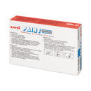 uni Permanent Marker, Medium Bullet Tip, Blue