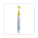 uni Permanent Marker, Medium Bullet Tip, Yellow