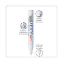 uni Permanent Marker, Medium Bullet Tip, White