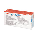 uni Permanent Marker, Broad Chisel Tip, Blue