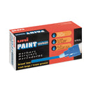 uni Permanent Marker, Broad Chisel Tip, Blue