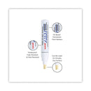 uni Permanent Marker, Broad Chisel Tip, White