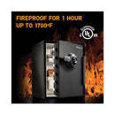 Sentry Fire-Safe with Combination Access, 2 cu ft, 18.6w x 19.3d x 23.8h, Black