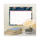 Blue Sky Day Designer Peyton Wall Calendar, Peyton Floral Artwork, 15 x 12, White/Navy Sheets, 12-Month (Jan to Dec): 2023