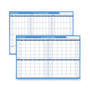 AT-A-GLANCE 90/120-Day Undated Horizontal Erasable Wall Planner, 36 x 24, White/Blue Sheets, Undated