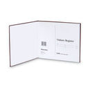 Wilson Jones Visitor Register Book, 5 Column Format, Red Cover, 10.5 x 8.5 Sheets, 112 Sheets/Book