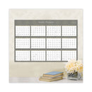 Blue Sky Adrianna Laminated Erasable Wall Calendar, 36 x 24, White/Taupe Sheets, 12-Month (Jan to Dec): 2023