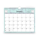 Blue Sky Rue Du Flore Wall Calendar, Rue du Flore Artwork, 11 x 8.75, White/Jade/Lavender Sheets, 12-Month (Jan to Dec): 2023