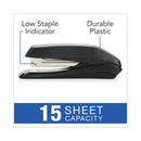 Swingline Standard Full Strip Desk Stapler, 15-Sheet Capacity, Black