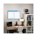 AT-A-GLANCE 90/120-Day Undated Horizontal Erasable Wall Planner, 36 x 24, White/Blue Sheets, Undated