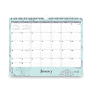 Blue Sky Rue Du Flore Wall Calendar, Rue du Flore Artwork, 12 x 15, White/Jade/Lavender Sheets, 12-Month (Jan to Dec): 2023