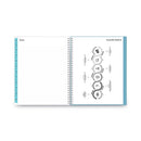 Blue Sky Teacher Dots Academic Year Create-Your-Own Cover Weekly/Monthly Planner, 11 x 8.5, 12-Month (July to June): 2022 to 2023