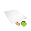 deflecto Antimicrobial Chair Mat, Rectangular, 45 x 53, Clear