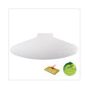 deflecto SuperMat Frequent Use Chair Mat, Medium Pile Carpet, 60 x 66, L-Shape, Clear