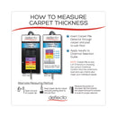 deflecto SuperMat Frequent Use Chair Mat for Medium Pile Carpet, 36 x 48, Rectangular, Clear