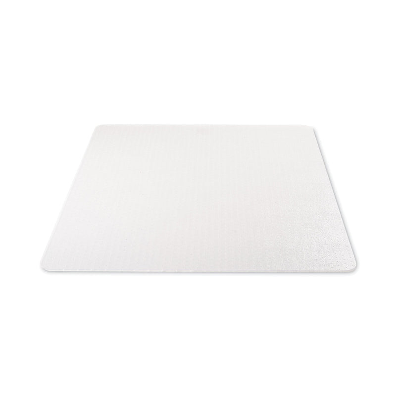 deflecto SuperMat Frequent Use Chair Mat, Med Pile Carpet, Flat, 45 x 53, Rectangular, Clear